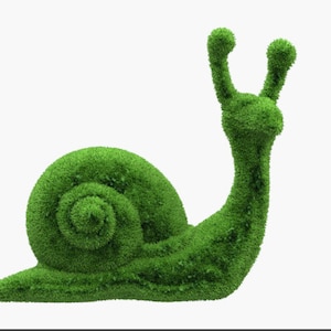 Outdoor Animal Snail Topiary Green Figures Landscaping Sculpture 70 covered in Artificial Grass great for Home, Gardens or Business image 3