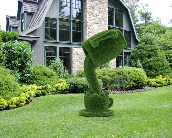 Albero Finto In PE Da 17,8 Pollici – Ornamenti Da Giardino Resistenti Alle Intemperie, Con Picchetto, Per Portico E Terrazzo