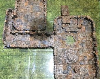 Custom build 3D printed dungeon cavern tiles. (don’t buy the listing outright, send a message to create a custom set of tiles)