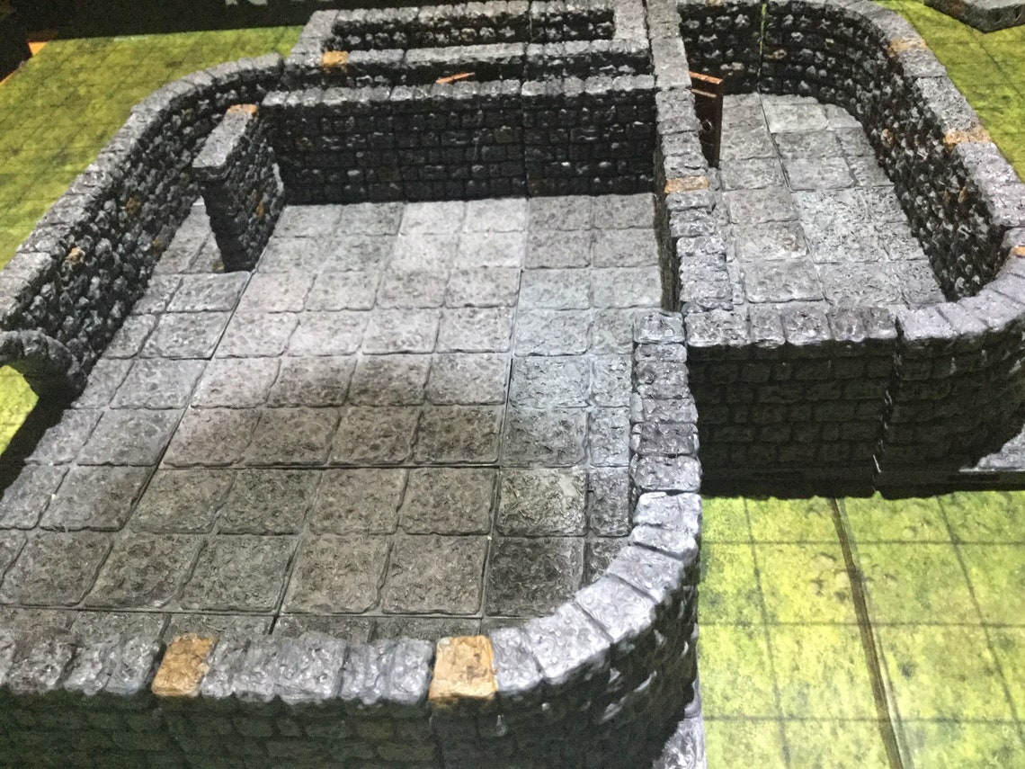 Custom Build Your Own 3D Printed Dungeon Tiles Set Dont Buy Etsy