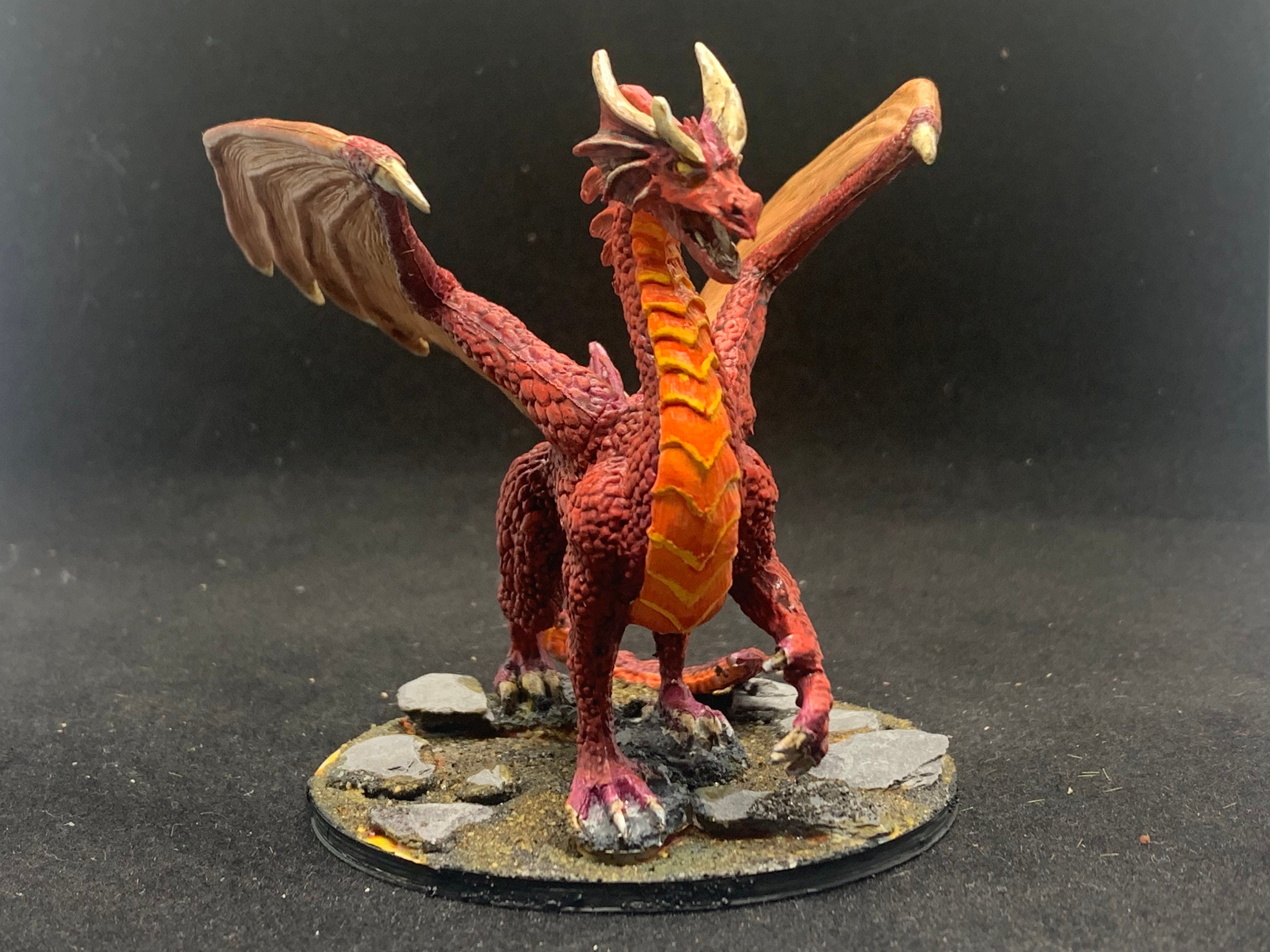 Reaper Bones Dragon Hatchling Red - Figurine 45 Mm Pour Jeux De Rôle Et Plateau - 77274