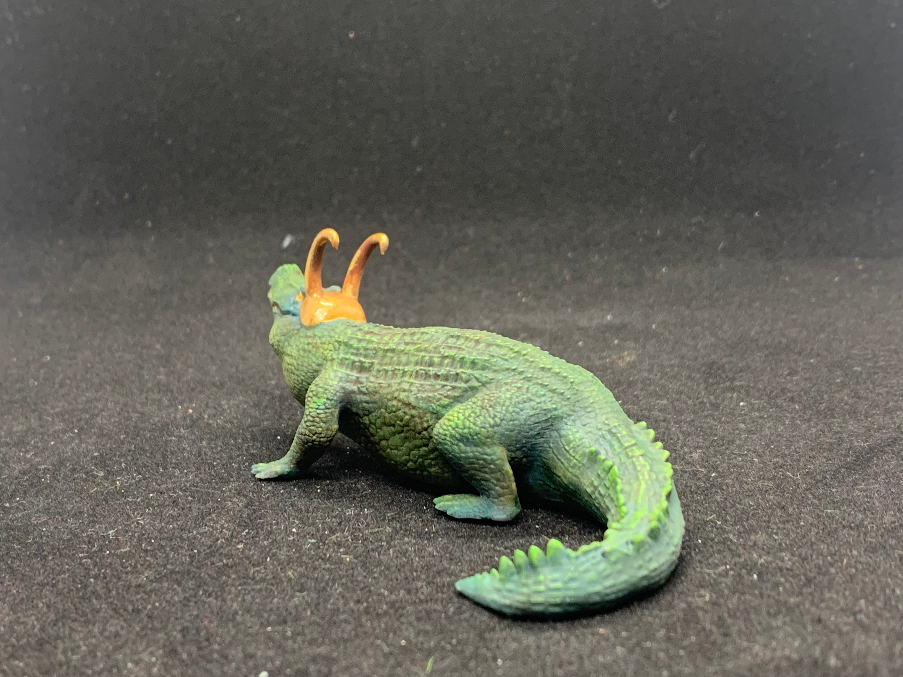 3D Printed Hand Painted Alligator Loki - Etsy UK