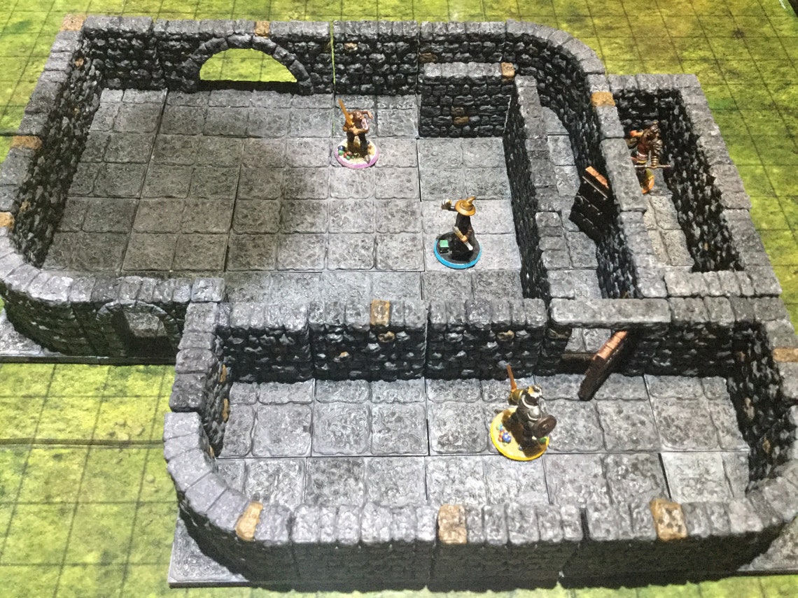 Custom Build Your Own 3D Printed Dungeon Tiles Set Dont Buy Etsy