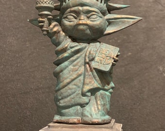 3D-geprint handgeschilderd Liberty Grogu
