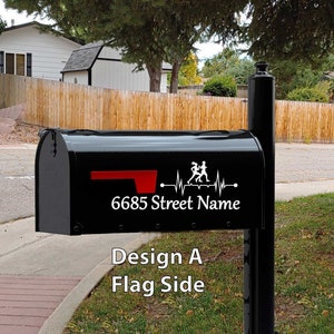 Mailbox Decal for Runners - Custom Mailbox Sticker, Runner Gift