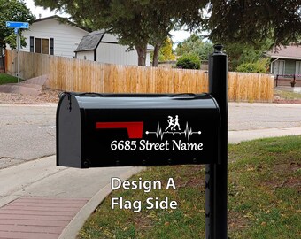 Mailbox Decal for Runners - Custom Mailbox Sticker, Runner Gift