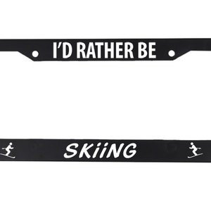 "I'D RATHER BE PLAYING PINBALL" License Plate Frame **NEW** 