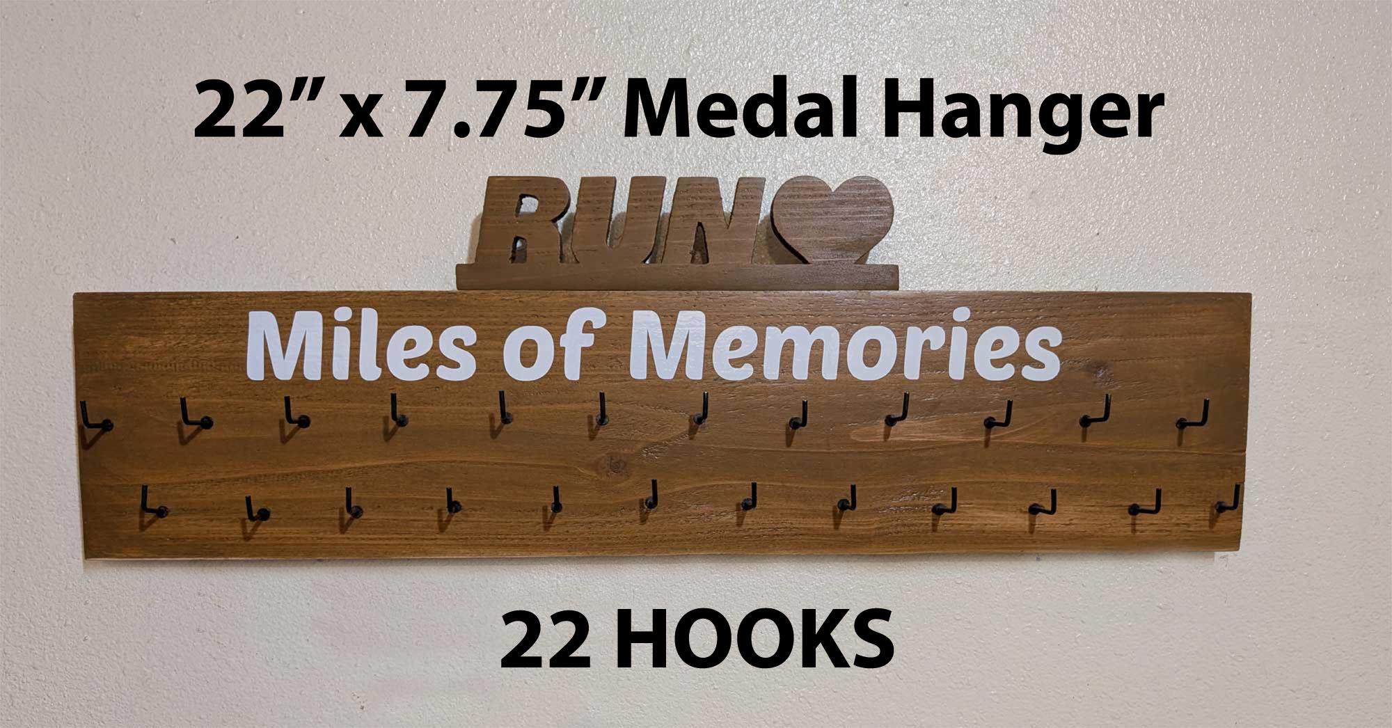Medal Holder for Runners, Medal Awards Display, Gift for Runners, Marathon Runner Gift , Medal Hanger