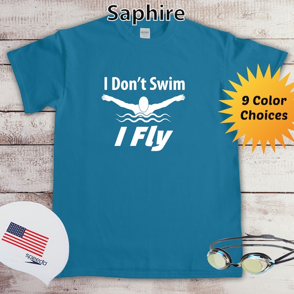 Swimming T Shirt Etsy