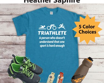 Triathlon Shirt, Gift for Triathlete, Funny Triathlon Shirt, Ironman Shirt