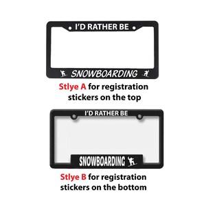 Custom Hockey 2 License Plate Frame (Personalized