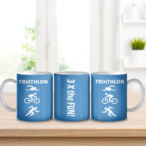 Triathlete Gift, Triathlon Mug, Triathlon Coffee Mug.Triathlon Gift, Triathlete Mug, Gift For Triathlete