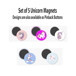 Unicorn Magnet - Gift for Unicorn Lovers -  Unicorn Refrigerator Magnet - Unicorns Party Favor