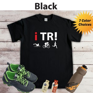 Triathlon Shirt, i TRI Shirt, Triathlete Gift, Triathlete Shirt, Swimming Shirt, Swim Bike Run Shirt