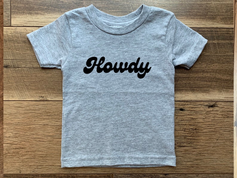Howdy Adult tee-Big Kid TeeTexas teeCountry