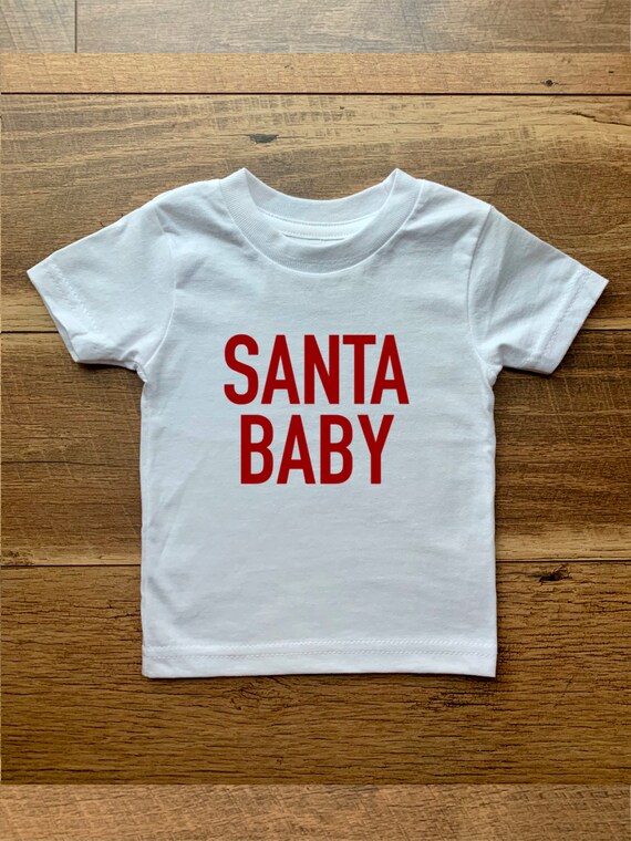 Santa Baby T-Shirt/Jersey Tee/Baseball Tee/Christmas Shirt | Etsy