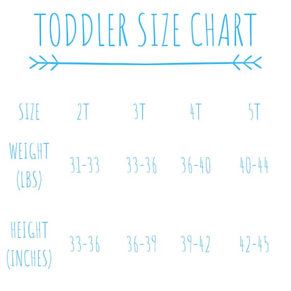 Girl Scout Size Chart