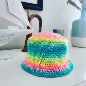 Crochet Retro Bucket Hat Pattern - Crochet - Eliza Mallison - Original Pattern - digital download