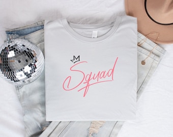 Bachelorette party shirt, cute bridal party shirt, bridal party shirt, squad shirt, wedding party shirt, bachelorette party gift