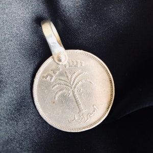 1949 Israeli coin pendant