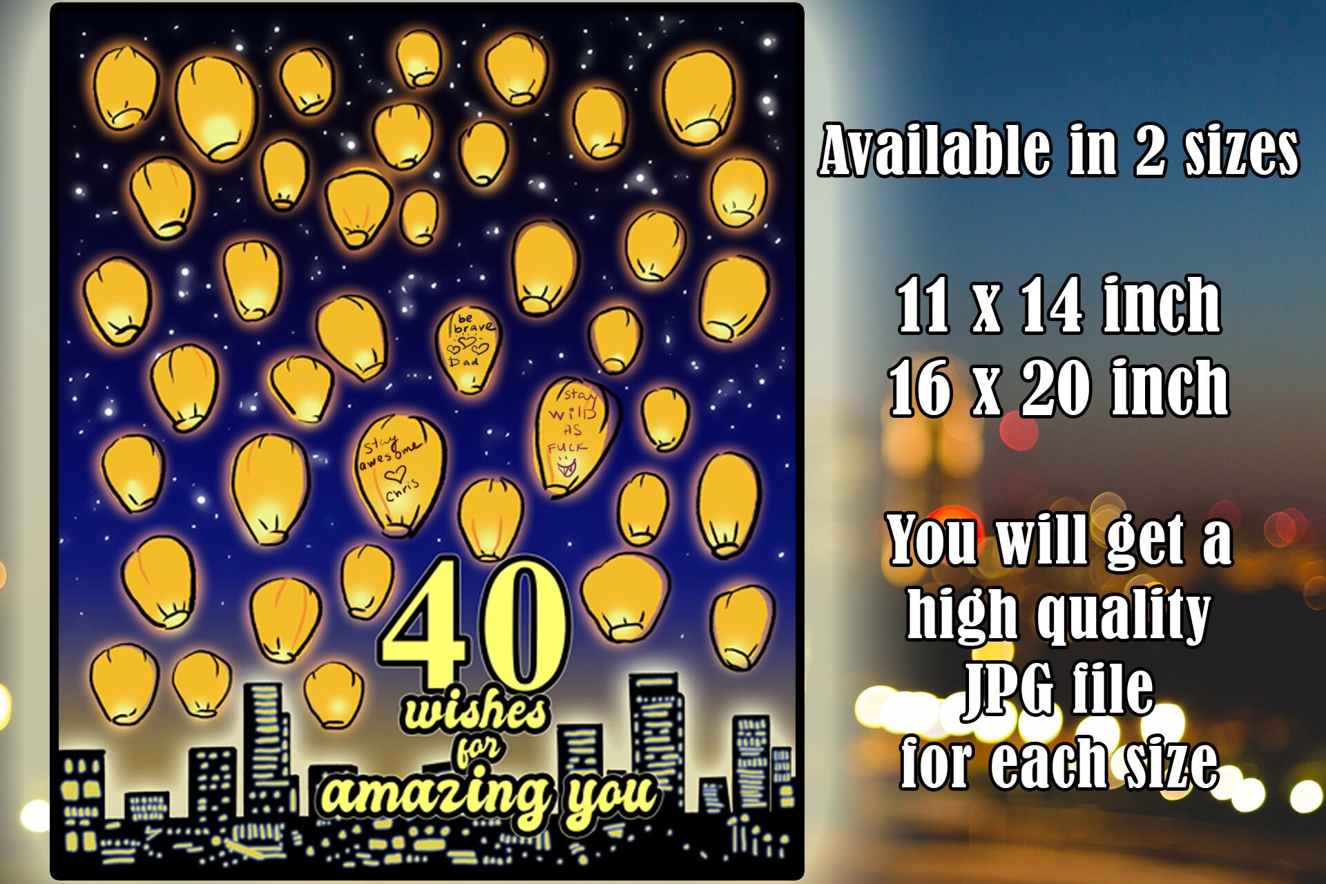 40th Guest Book 40th Birthday Poster 40th Birthday Wishes Etsy 40th-guest-book-40th-birthday-poster-40th-birthday-wishes-etsy