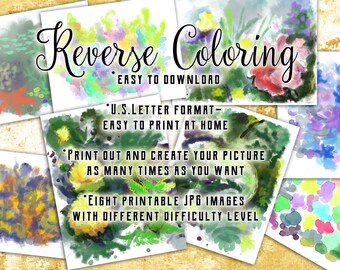 Keyword-rich title: Custom Reverse Coloring Book Pages for All Ages –  Socialdraft