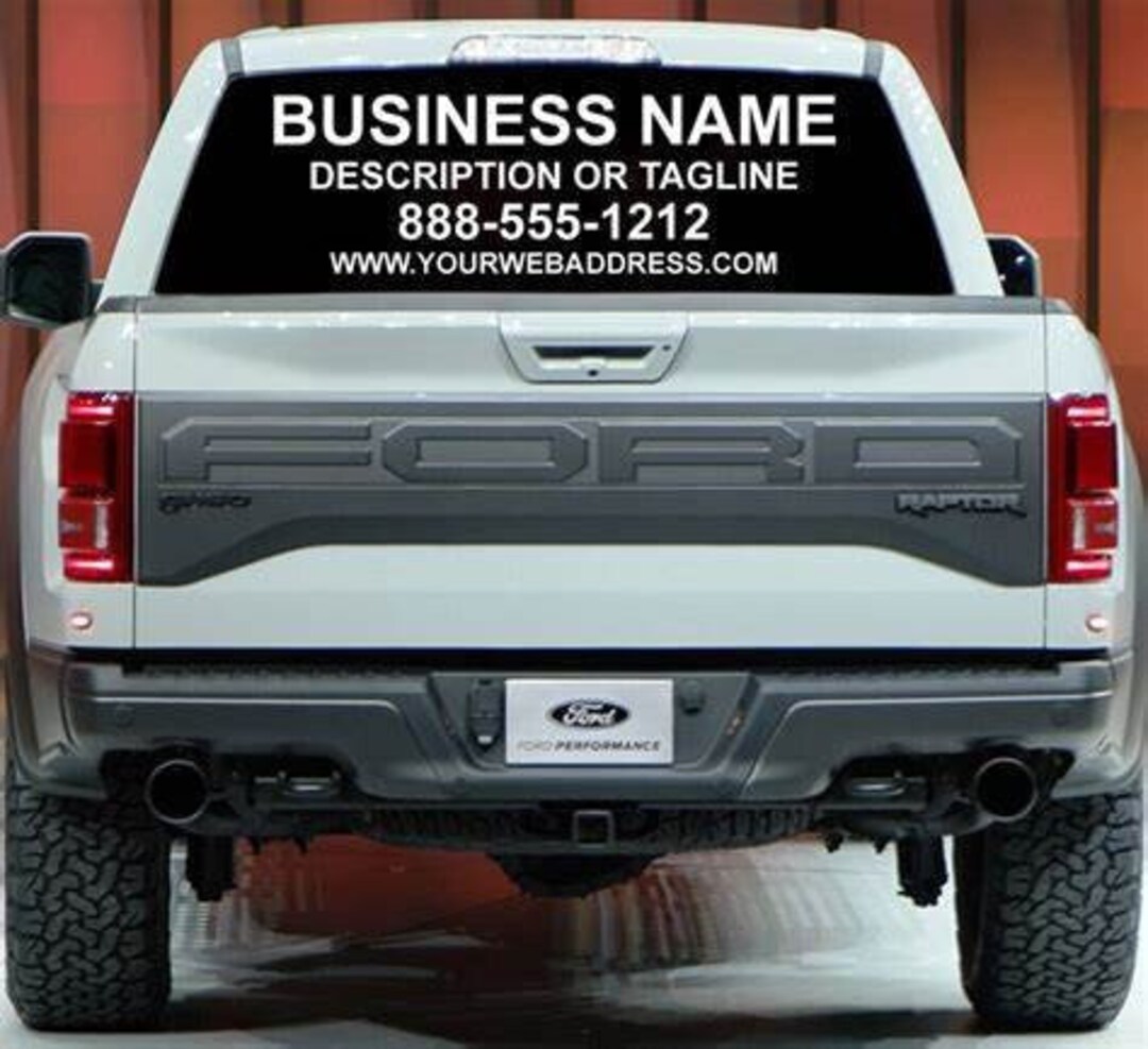 Custom Car Vinyl Decal Sticker, Custom Text Decal, Monogram Car Decal, Personalized Decal