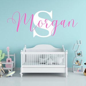 Custom Name Kids Room/Baby Nursery Wall Vinyl Decal Sticker, Nursery Wall Decal, Baby Wall Decal, Personalized Decal, Vinyl Name Decal