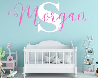 Custom Name Kids Room/Baby Nursery Wall Vinyl Decal Sticker, Nursery Wall Decal, Baby Wall Decal, Personalized Decal, Vinyl Name Decal