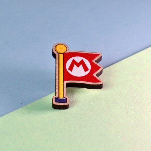 Mario Flag Etsy