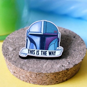 Star Wars The Mandalorian / Din Djarin und Boba Fett This Is The Way Pin