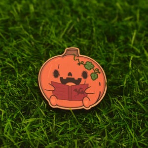 book Pumpkin Pulp Pin - Bookish Gift