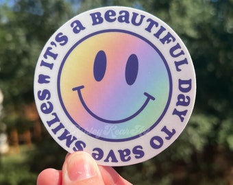 It’s a beautiful day to save smiles sticker,  dental sticker, Rdh sticker, dentist sticker, tooth sticker, funny dental gift