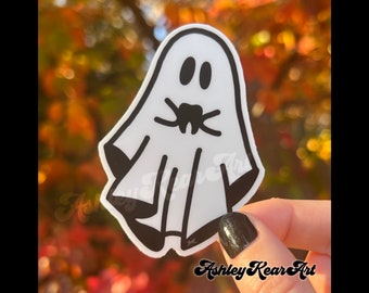 Dental halloween sticker, dental ghost sticker, dentistry sticker, RDH sticker, tooth sticker