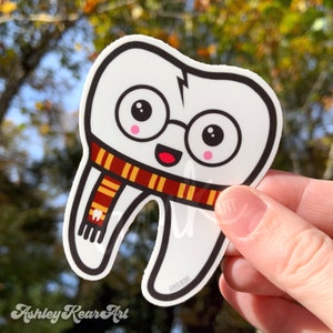 Cute dental sticker, cute tooth sticker, dental sticker, Rdh sticker, dental hygienist sticker, teeth sticker