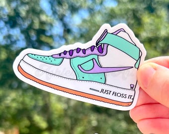 Dental sticker, dental sneaker sticker, cute dental sticker, dentist sticker, dentistry sticker, RDH sticker, tooth sticker