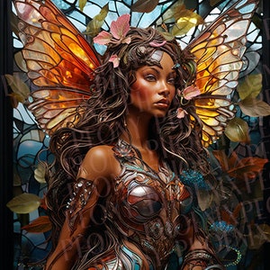 Black Fairy Clipart, Black Girl Clipart, African American Clipart, Black Girl PNG, Angel Clipart, Fairy Sublimation, Fairy Art,Black Art