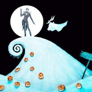 Fotodruck - “Halloween Stadt”