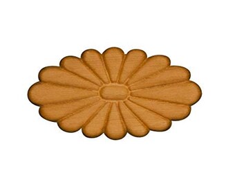 EMBOSSED WOOD APPLIQUE//ONLAY # 689 2 1//4 X 7 3//8