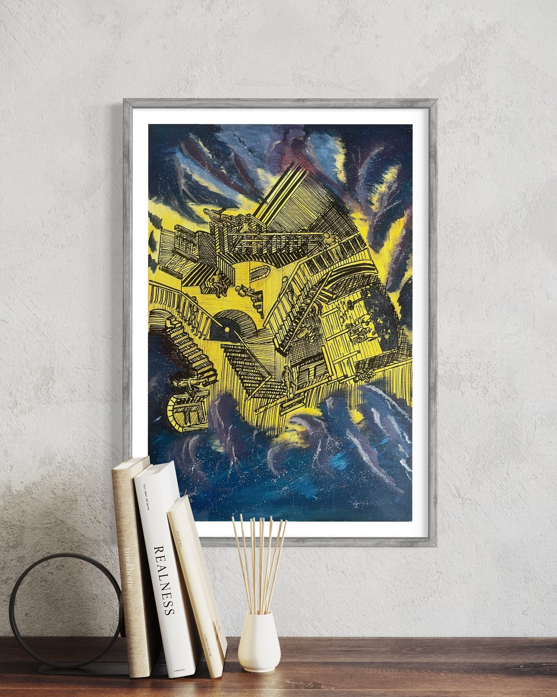 エッシャー相対性 - Etsy 日本
