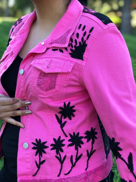 hot pink denim