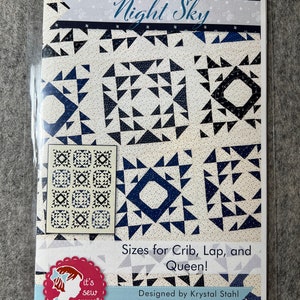 Night Sky Quilt Sewing Pattern by Its Sew Emma