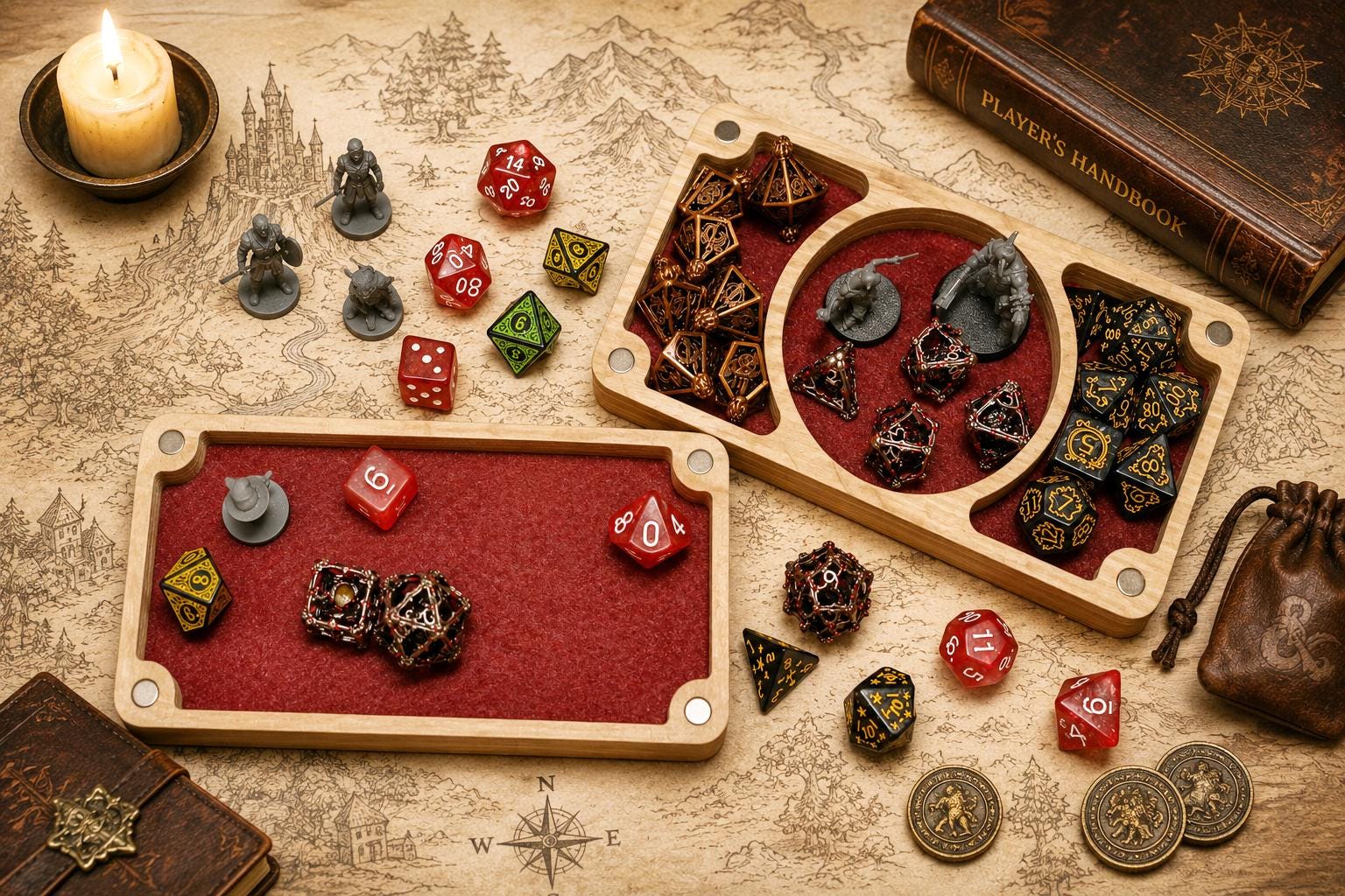 Boîte à biscuits D20 pour les fans de Pen & Paper | Donjons et Dragons