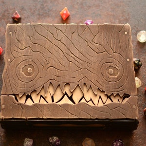 Monster book Size A5. Slider book. Dice tray. Dice box.