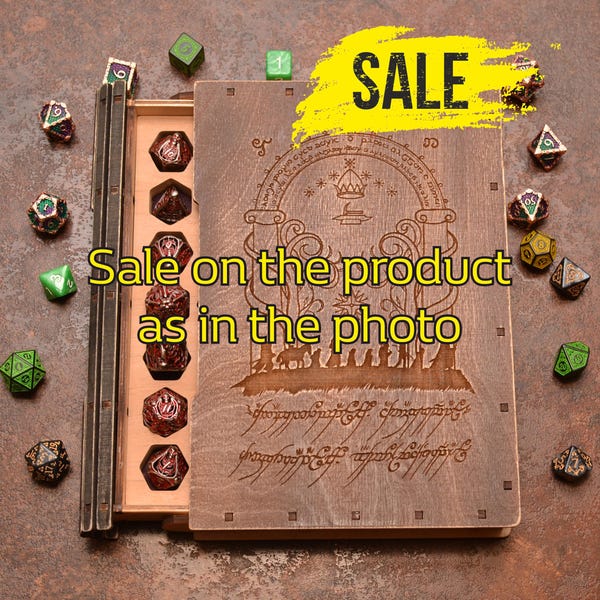 Dungeons and Dragons. Personalized DnD Dice Box - Arcane Library Theme - Customizable Book - Slider Design - Size 7.8x10 in.
