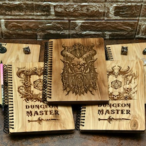 Fantasy-RPG-notitieboek: gamesessiedagboek, DnD-cadeau