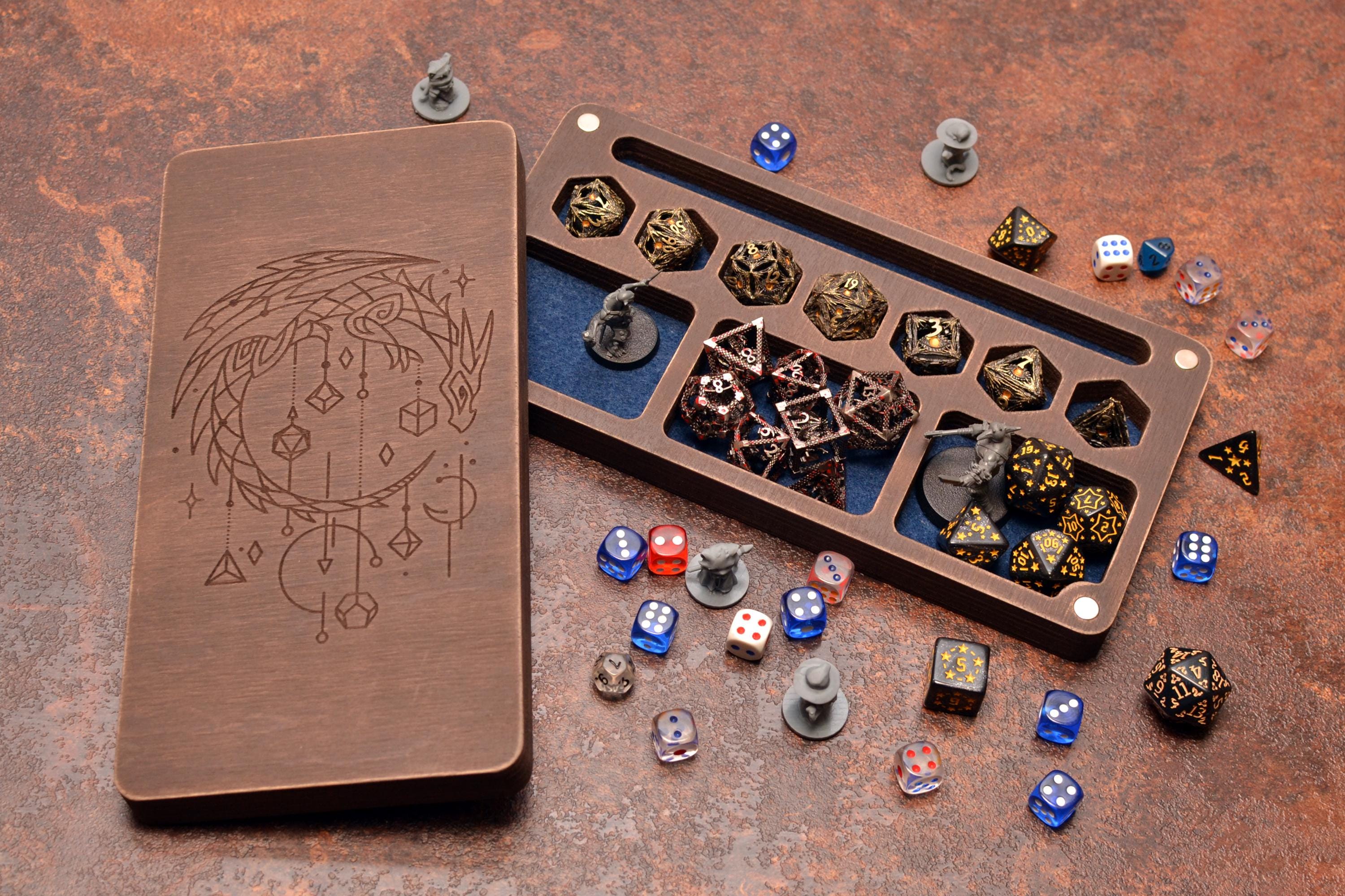 Zhongkaihua Scrigno Portadadi In Legno Medievale: Scatola Mostro Stile Dungeons & Dragons, 8x7 Cm