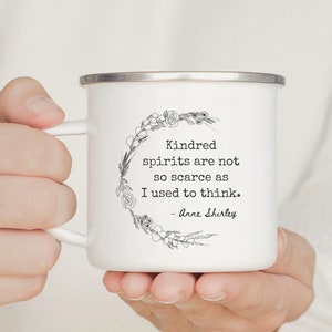 Anne of Green Gables Mug with Anne Shirley Kindred Spirits Quote