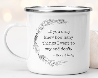 Anne of Green Gables Mug with Anne Shirley Quote, Anne of Green Gables Gifts, Book Quote Mug, Book Lover Gift
