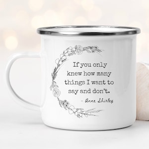 Anne of Green Gables Mug with Anne Shirley Quote, Anne of Green Gables Gifts, Book Quote Mug, Book Lover Gift